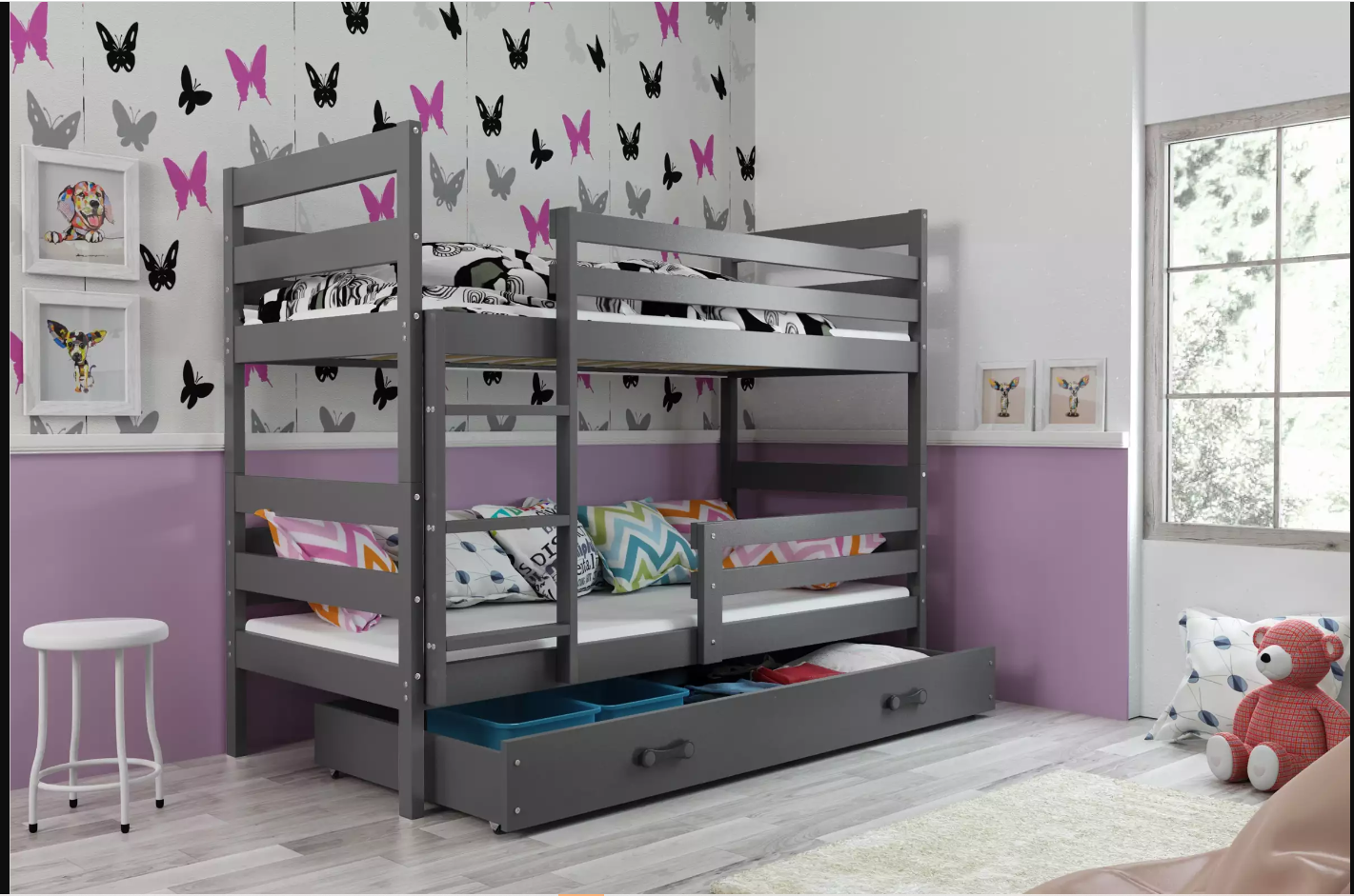 Maximisez l’espace dans votre chambre avec des lits superposés 90×200